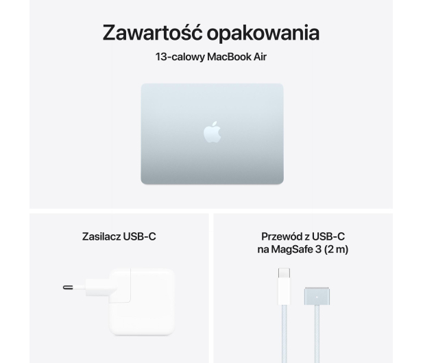 APPLE MacBook Air 13'' M4 10/8/16GB/256GB - Sky Blue - 1322279 - zdjęcie 11